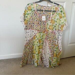 Woman’s Floral Patchwork Dress free people